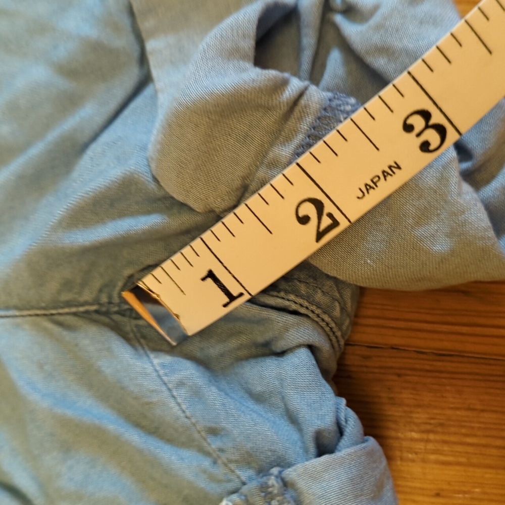 Aerie flowy chambray like shorts size medium - Picture 4 of 7